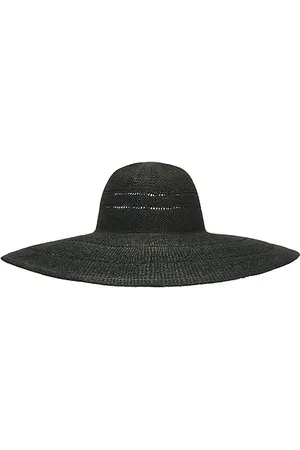Lack of Color Sombrero ultra ancho riviera en color negro talla 55 en - Black. Talla 55 (también en 57).