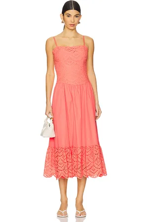 ASTR Vestido midi dress en color talla L en - . Talla L (también en M, S, XL, XS).