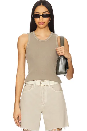 Citizens of Humanity Top sin mangas inez en color verde salvia talla L en - Sage. Talla L (también en M, S, XL, XS).