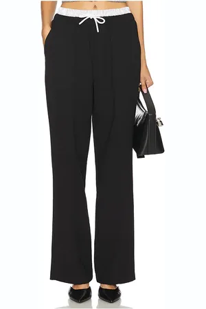 4th & Reckless Pantalón vaquero pierna ancha bianaca en color talla L en - Black. Talla L (también en M, S, XL, XS).