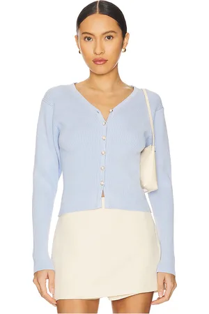 ASTR Cárdigan cardigan en color bebe azul talla L en - Baby Blue. Talla L (también en M, S).