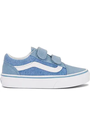 Vans Kids old skool v en color azul talla 1 en - Blue. Talla 1 (también en 11, 11.5, 12, 12.5, 13).