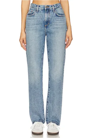 Favorite Daughter The mikaela low slung long slim straight jeans en color azul talla 25 en - Blue. Talla 25 (también en 26, 2