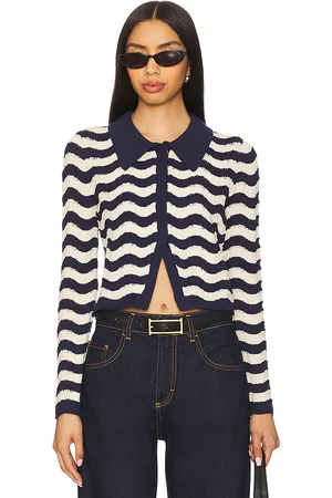 Osis Cárdigan jasmine en color talla L en - Navy. Talla L (también en M, S, XS).