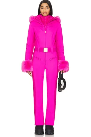 Goldbergh Traje de esquí softshell con puños de piel angele en color rosado talla 34 en - Pink. Talla 34 (también en 36, 38, 40