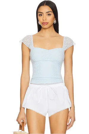 MORE TO COME Kendall top en color talla L en - Baby Blue. Talla L (también en M, S, XL, XS).
