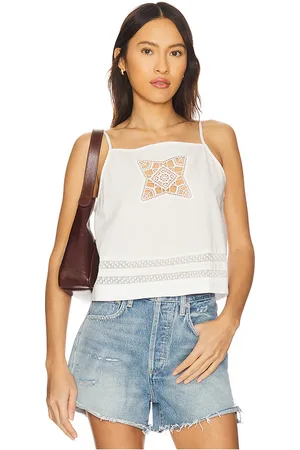 Ciao Lucia Vega top en color talla L en - White. Talla L (también en M, S, XL, XS).