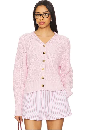 AUTUMN CASHMERE Cárdigan en color rosado talla L en - Pink. Talla L (también en S, XS).