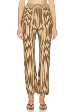 VERONICA BEARD Pantalón massaro en color metallic neutral,brown talla L en - Metallic Neutral,Brown. Talla L (también en