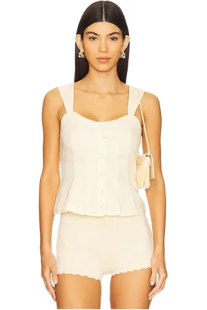 Paige Romi top en color amarillo limon talla 0 en - Lemon. Talla 0 (también en 10, 12, 14, 2, 4, 6, 8).