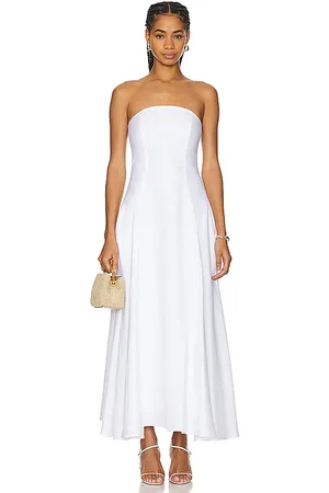Favorite Daughter Vestido midi favorite en color talla 10 en - White. Talla 10 (también en 4, 6, 8).