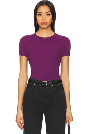Cotton Citizen Camiseta clásica verona en color morado talla L en - Purple. Talla L (también en M, S).