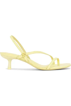 Simkhai Sandalias de tacón kitten. cedonia en color amarillo talla 36 en - Yellow. Talla 36 (también en 39).