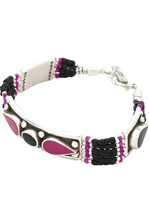 Isabel Marant Brazalete en color metallic silver,purple talla all en - Metallic Silver,Purple. Talla all.