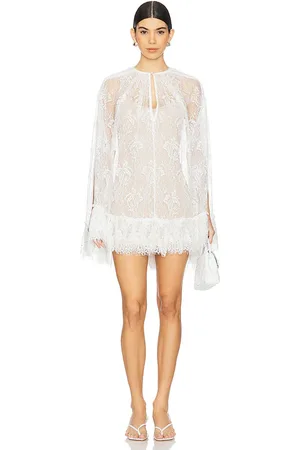 HEMANT AND NANDITA Capa cape en color ivory talla L en - Ivory. Talla L (también en M, XL).