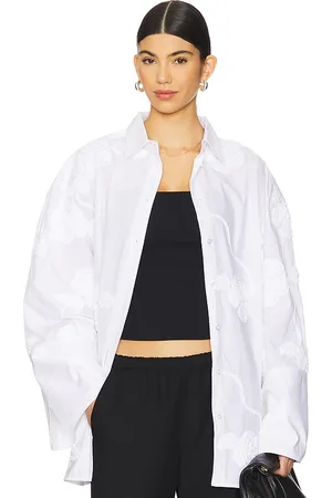 ROTATE Camisa de flores lipy en color blanco talla 34 en - White. Talla 34 (también en 36, 38, 40, 42).