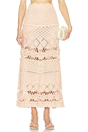 ALEXIS Falda maxi jana en color talla M en - Blush. Talla M (también en S, XS).