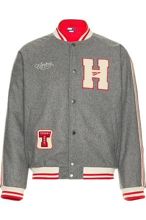 Tommy Hilfiger Cazadora varsity en color gris talla L en - Grey. Talla L (también en M, S, XL/1X).