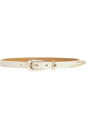 Ettika Cinturón de hebilla simple liquid metal en color ivory talla L en - Ivory. Talla L (también en M, S, XL).