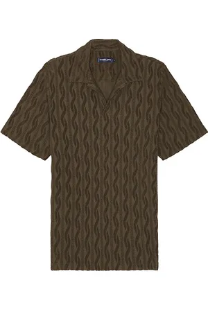 Frescobol Carioca Camisa en color verde oliva talla M en - Olive. Talla M (también en S, XL/1X).