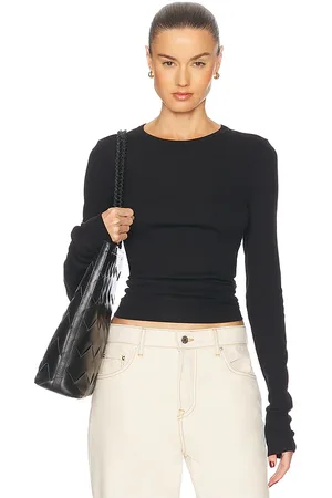 GRLFRND Crew neck extra long sleeve tee en color talla L en - Black. Talla L (también en M, S, XL, XS, XXS).