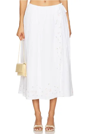 Ciao Lucia Falda midi izar en color talla L en - White. Talla L (también en M, S, XS, XXS).