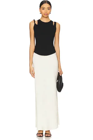 SOVERE Vestido punto tranquil en color negro, blanco talla L en - Black,White. Talla L (también en M, S, XL, XS).