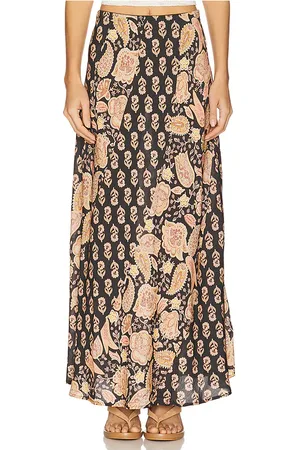 SPELL Falda maxi marmont en color negro talla L en - Black. Talla L (también en S, XL, XS, XXL, XXS).