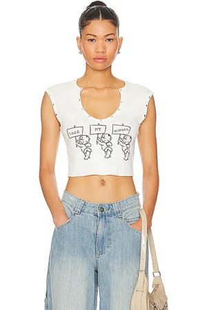 Boys Lie Camiseta tirantes read the signs rebel en color talla L en - White. Talla L (también en M, S, XL/1X, XXL/2X).