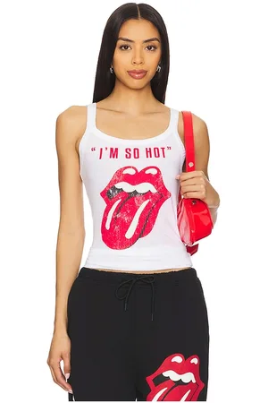 ANIYE BY Top sin mangas rolling en color talla L en - White. Talla L (también en M, S, XS).