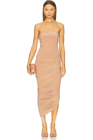 Norma Kamali Vestido de fiesta sin tirantes diana en color nude talla L en - Nude. Talla L (también en M, S, XL, XS, XXS).