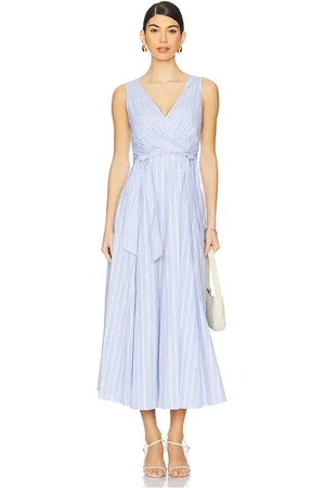 La Ligne Vestido midi en color bebe azul talla L en - Baby Blue. Talla L (también en M, S).