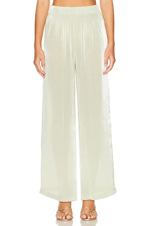 Simkhai Pantalón de pijama yvonne en color verde salvia talla M en - Sage. Talla M (también en S).