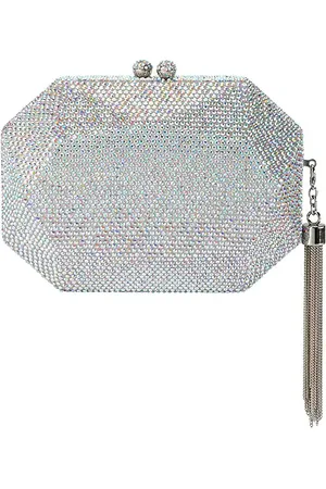 Olga Berg Embrague de cristal matty en color plateado metálico talla all en - Metallic Silver. Talla all.