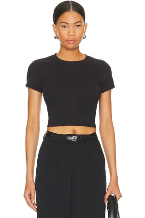 Cuts Camiseta recortada tomboy en color talla L en - Black. Talla L (también en S, XL/1X).