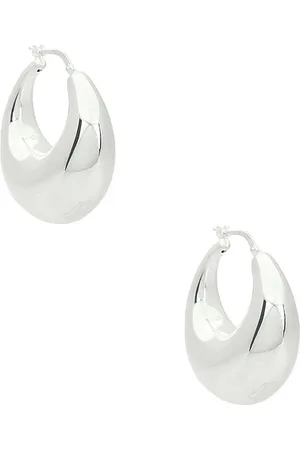 LOREN STEWART Pendientes la lune en color plateado metálico talla all en - Metallic Silver. Talla all.