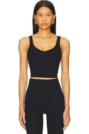 Beyond Yoga Top sin mangas impulse en color negro talla L en - Black. Talla L (también en M, S, XL, XS).