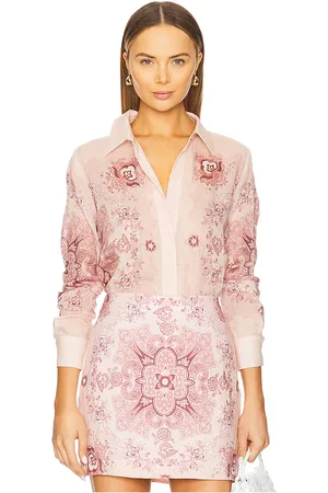 Karina Grimaldi Top manga larga antoinette en color rose,mauve talla L en - Rose,Mauve. Talla L (también en XS).