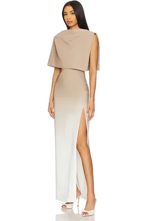 ET OCHS Maxivestido helena en color taupe,ivory talla 0 en - Taupe,Ivory. Talla 0 (también en 10, 12, 4, 6, 8).