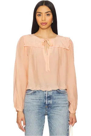 Ciao Lucia Top manga larga jona en color talla M en - Peach. Talla M (también en S, XS).