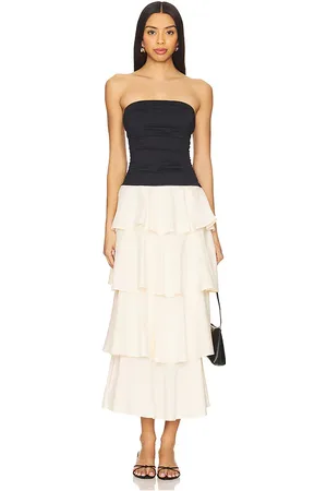 Nialaya Vestido mathilda en color ivory talla L en - Ivory. Talla L (también en M, S, XL, XS).