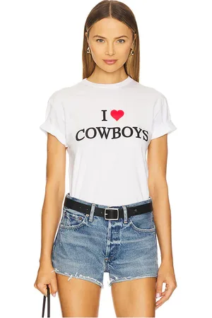 DEPARTURE Camiseta gráfica i heart cowboys en color talla M en - White. Talla M (también en S, XS).