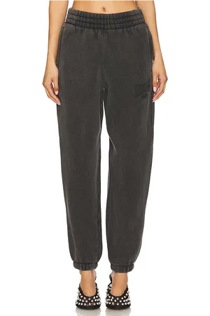 Alexander Wang Pantalón deportivo gráfico en color charcoal talla M en - Charcoal. Talla M (también en S, XS).
