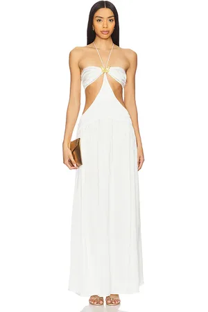 Cin Cin Maxivestido mila en color blanco talla L en - White. Talla L (también en XL).