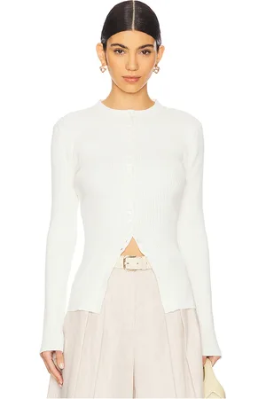 Rohe Chaqueta de punto acanalado elongated en color ivory talla 34/2 en - Ivory. Talla 34/2 (también en 36/4, 38/6, 40/8, 42/10).