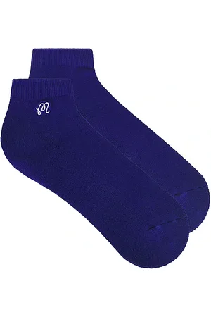Malbon Golf Calcetin capri ankle en color royal talla all en - Royal. Talla all.