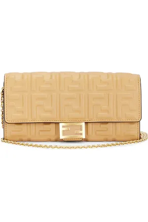 SIEDRES Cartera con cadena fendi en color talla all en - Tan. Talla all.