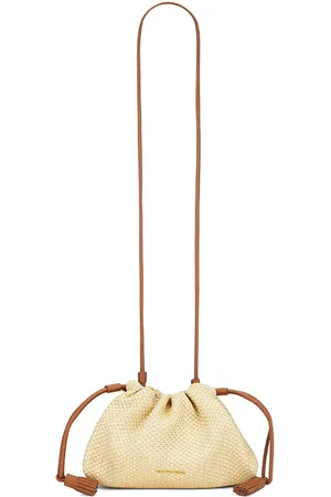 VERONICA BEARD Estuche small raffia slouch en color beige talla all en - Beige. Talla all.