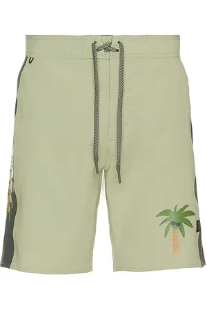 Roark Revival Passage hemp swim short en color verde talla 28 en - Green. Talla 28 (también en 30, 31, 33, 34, 36).