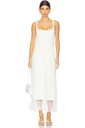 CLEA Vestido silas en color crema talla M en - Cream. Talla M (también en S, XS).